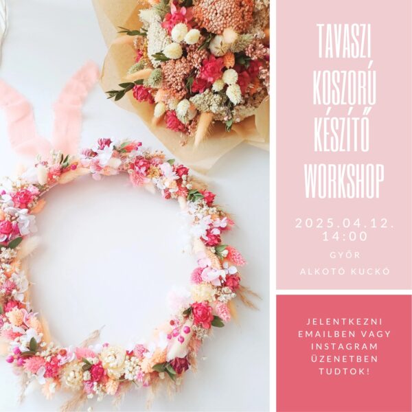 Tavaszi koszorú készítő workshop